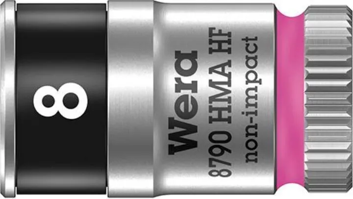 Wera Steckschlüsseleinsatz mit Haltefunktion 6-kant lang 1/4 Zoll 8 mm