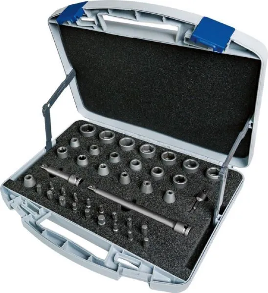ASW Kraft Steckschlüsselsatz 3/8 Zoll 40 Teile