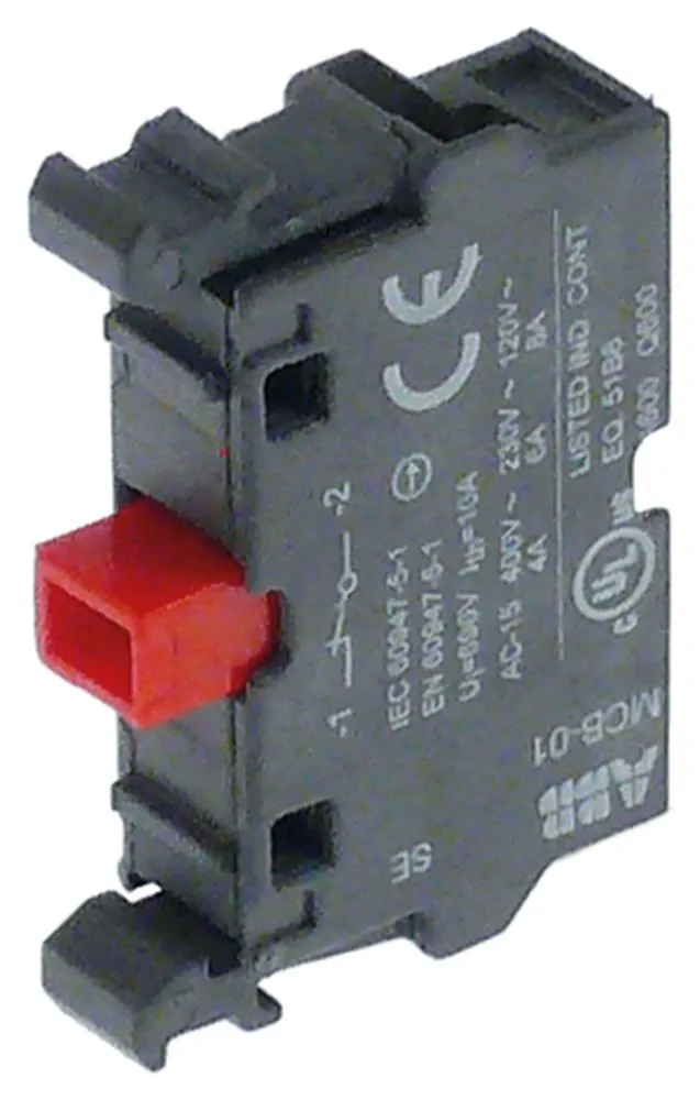 ABB MCB-01 Kontaktblock für Comenda AC122, AC182, AC152, Hoonved 1NC