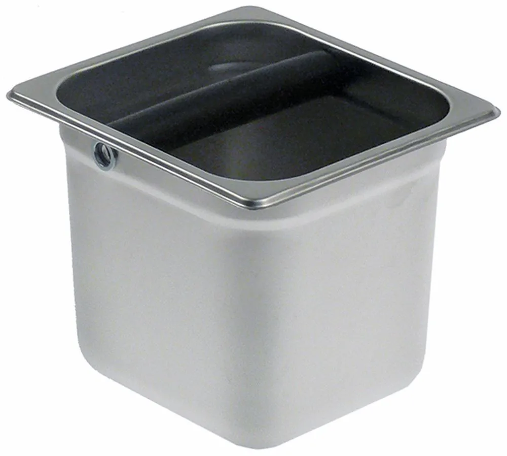 Abklopfbehälter Breite 162mm Höhe 150mm Edelstahl Tiefe 175mm