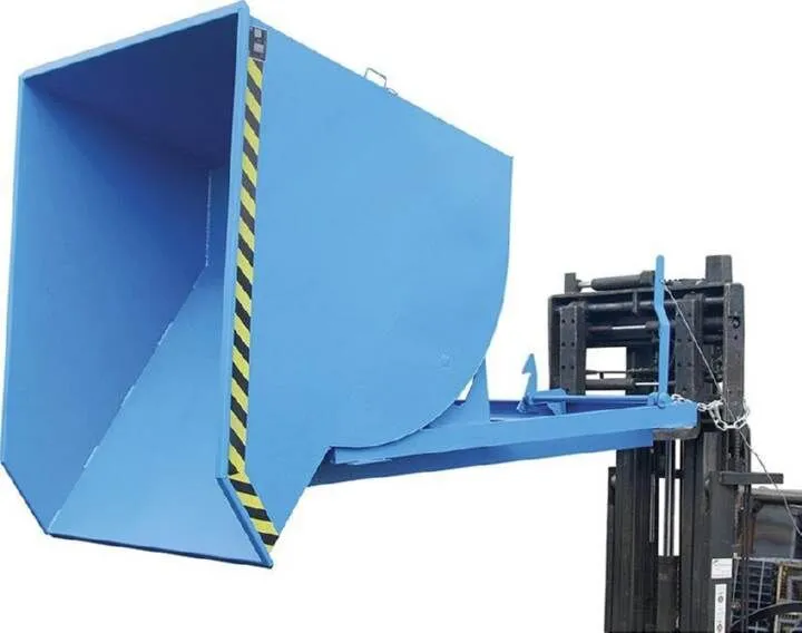 Bauer Kippbehälter mit Abrollsystem BKM 150 RAL 5012