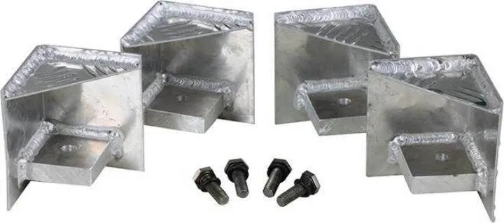 Alutec Palettenfüße für Riffelblechboxen