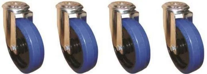 Alutec Rädersatz für Riffelblechboxen